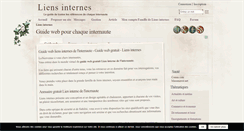 Desktop Screenshot of liens-internes.com